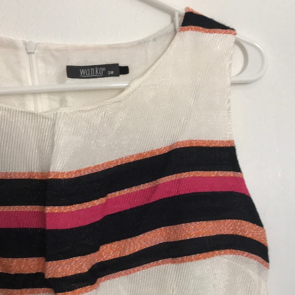 Women’s Wanko Colorful Stripes Sleeveless Dress 8 - Picture 2 of 5